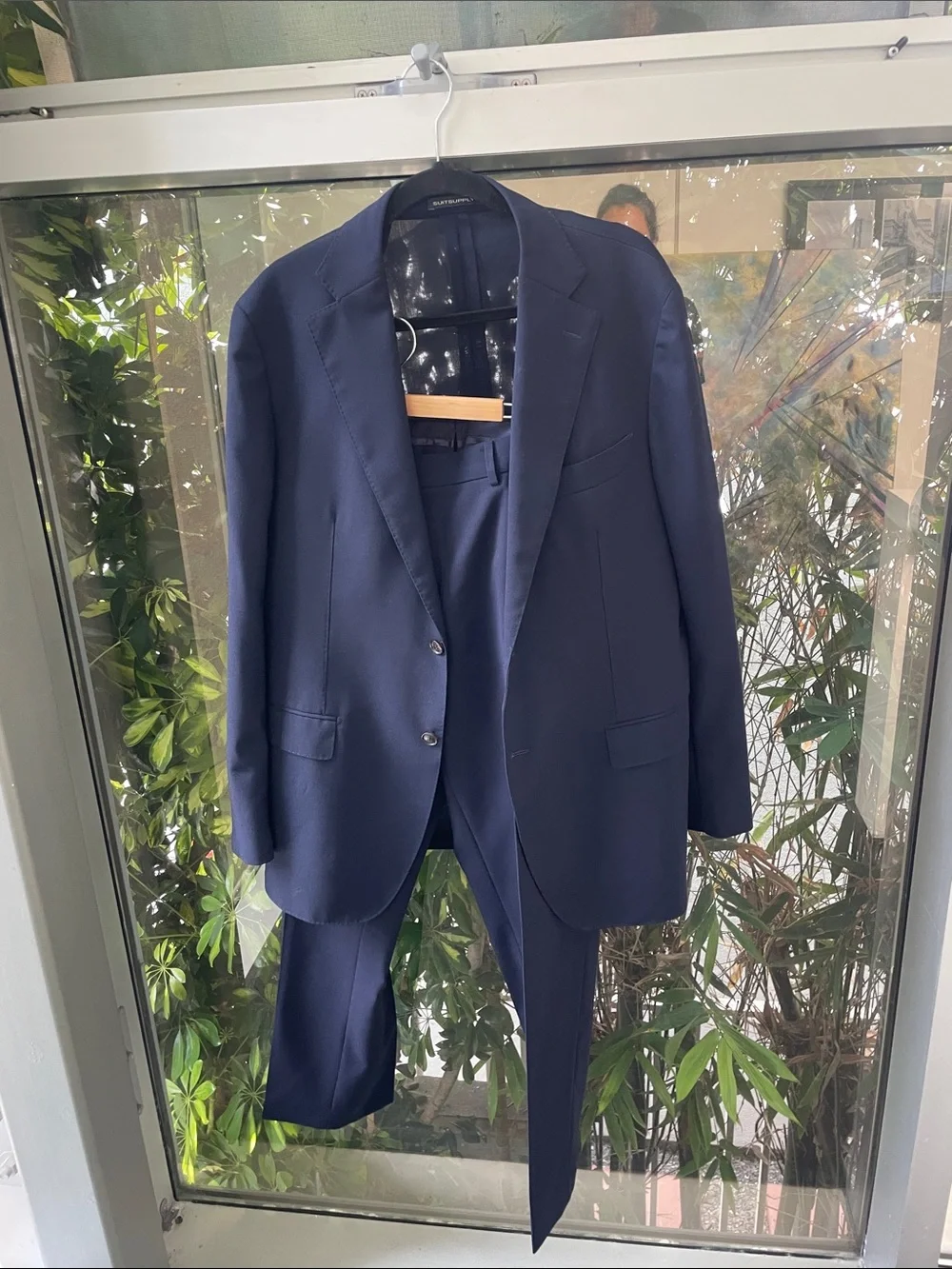 Suitsupply Navy Blue Two-Button Blazer